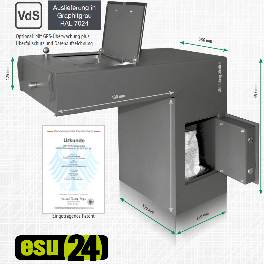 Fahrzeugtresor Car Cash Secure - esu24shop.de